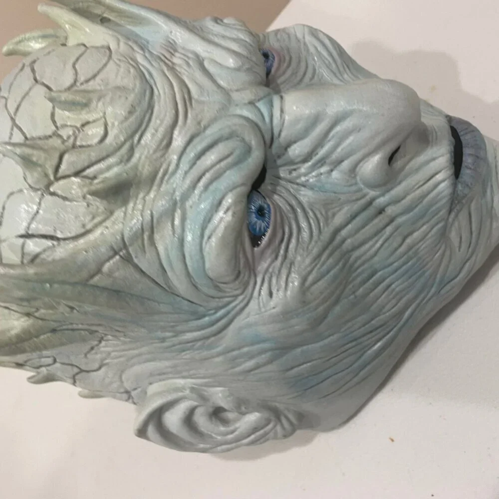 GAME OF THRONES NIGHT KING LATEX MASK ADULT SIZE‎ REALISTIC GOTHIC COLLECTIBLE